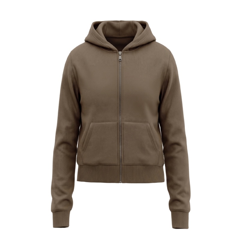 Vintage Distressed Trendy Hoodie – Brown